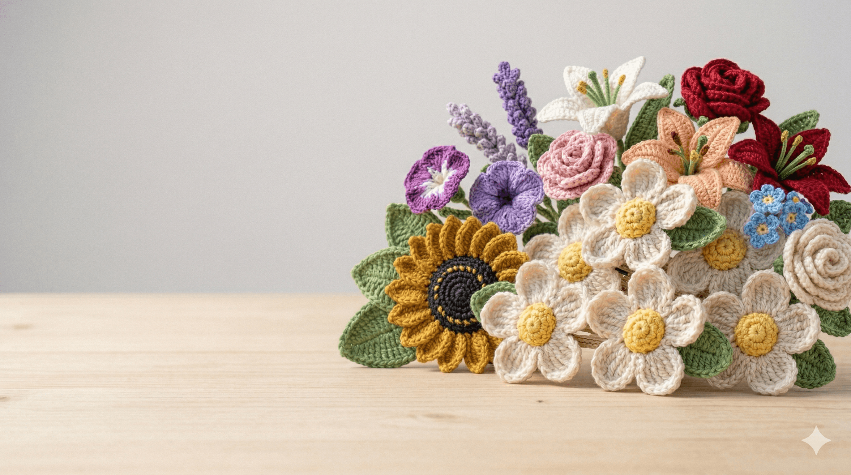Hand-crocheted slide 2