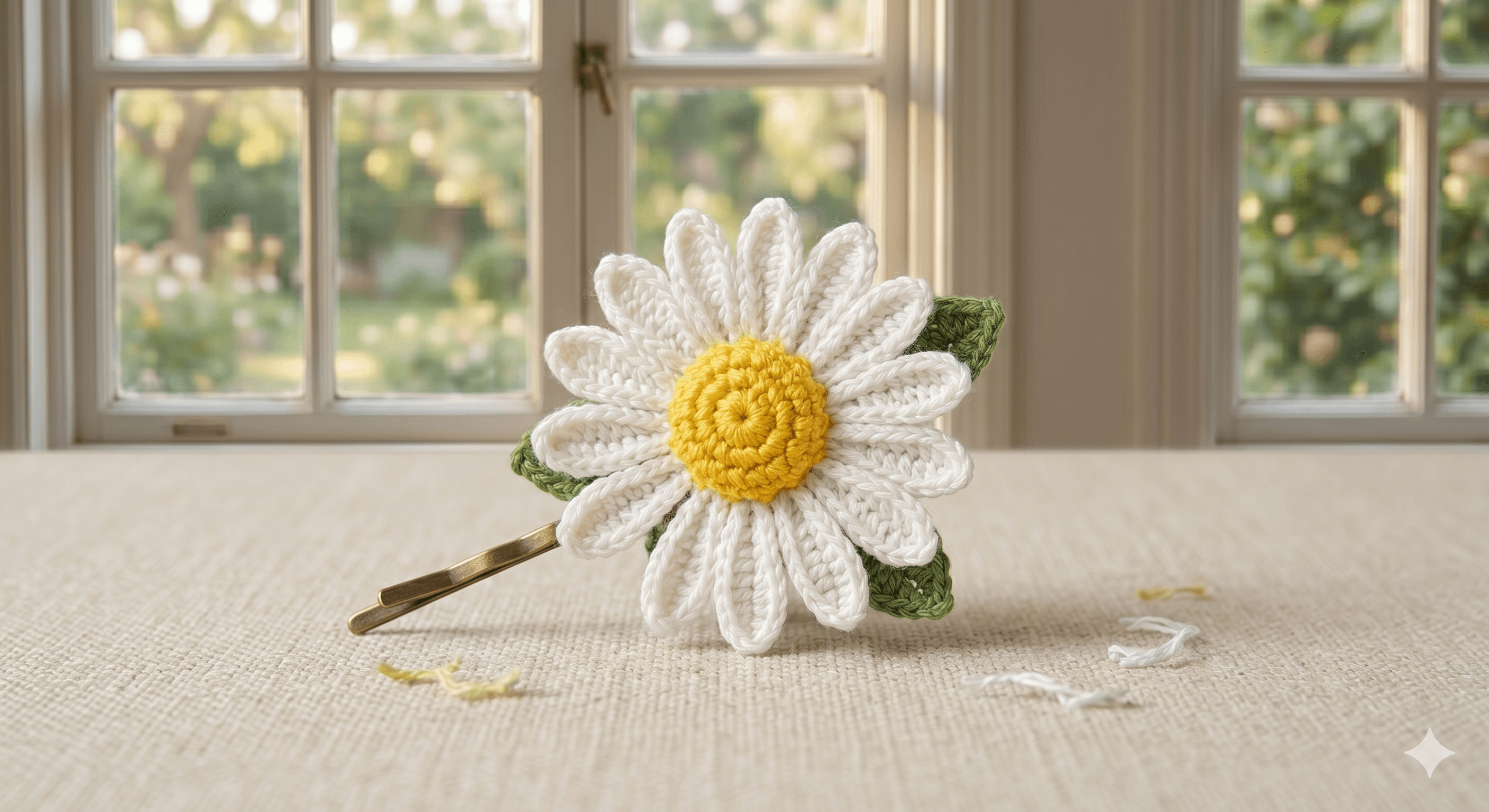 Hand-crocheted slide 5